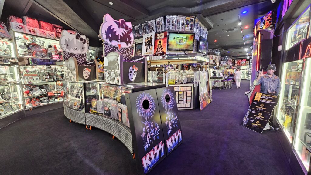 Inside Of Gene Simmon'S Kiss World Museum.